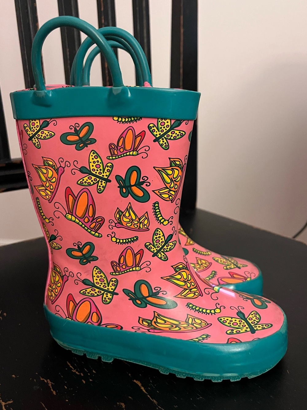 Toddler butterfly galoshes